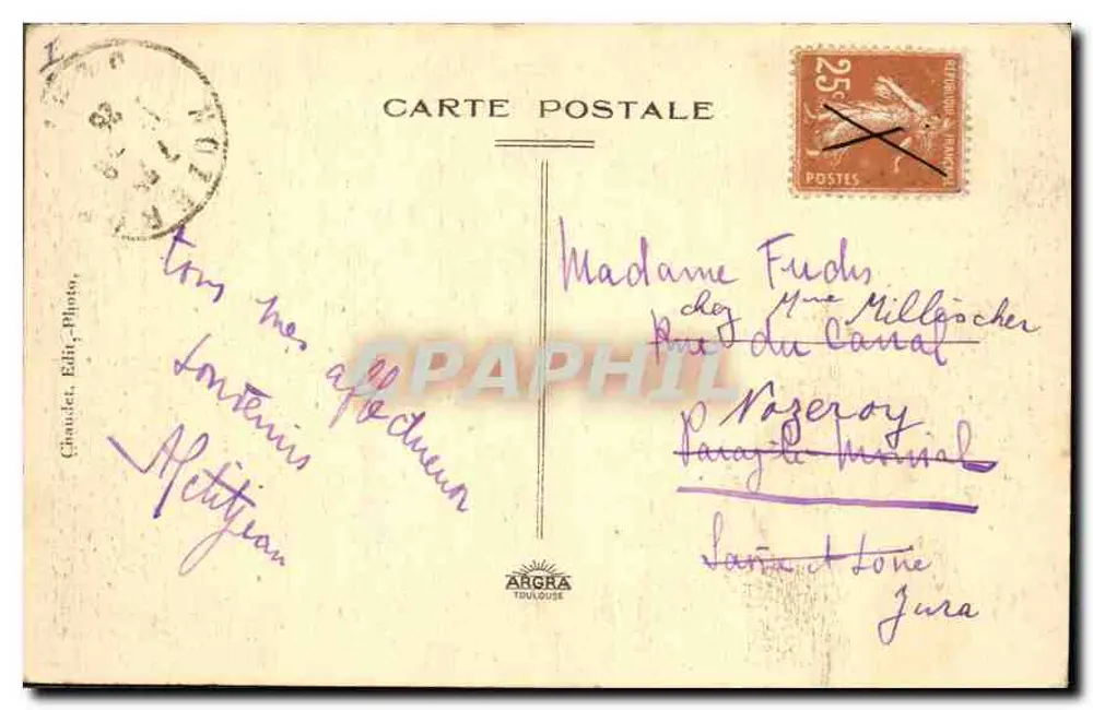 Ambiente do Val-André (C.-du-N.) — A Capela de São Jacó — Chaulet, Editor, Toulouse - Verso