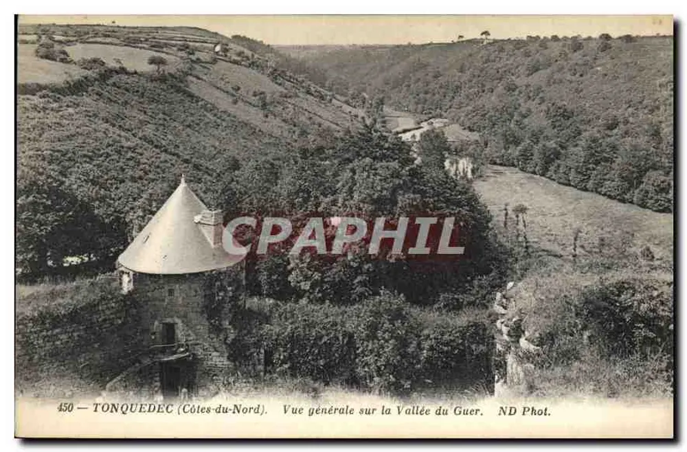 Tonquedec (Côtes-Nord) — allgemeiner Blick über das Tal des Guer — ND Phot. - Vorderseite