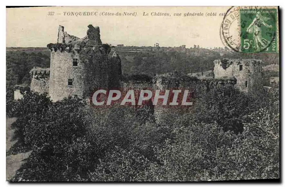Tonquedec (Côtes-du-Nord) — Das Schloss, allgemeiner Blick von Osten — unbekannter Verleger, Nr. 357 - Vorderseite