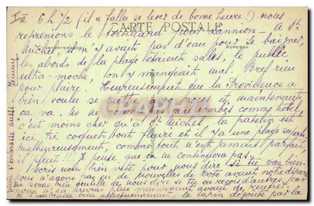 Trébeurden (C-du-N) — Die Kiefern der Île Millau — Serie 445, Verlag AB - Rückseite
