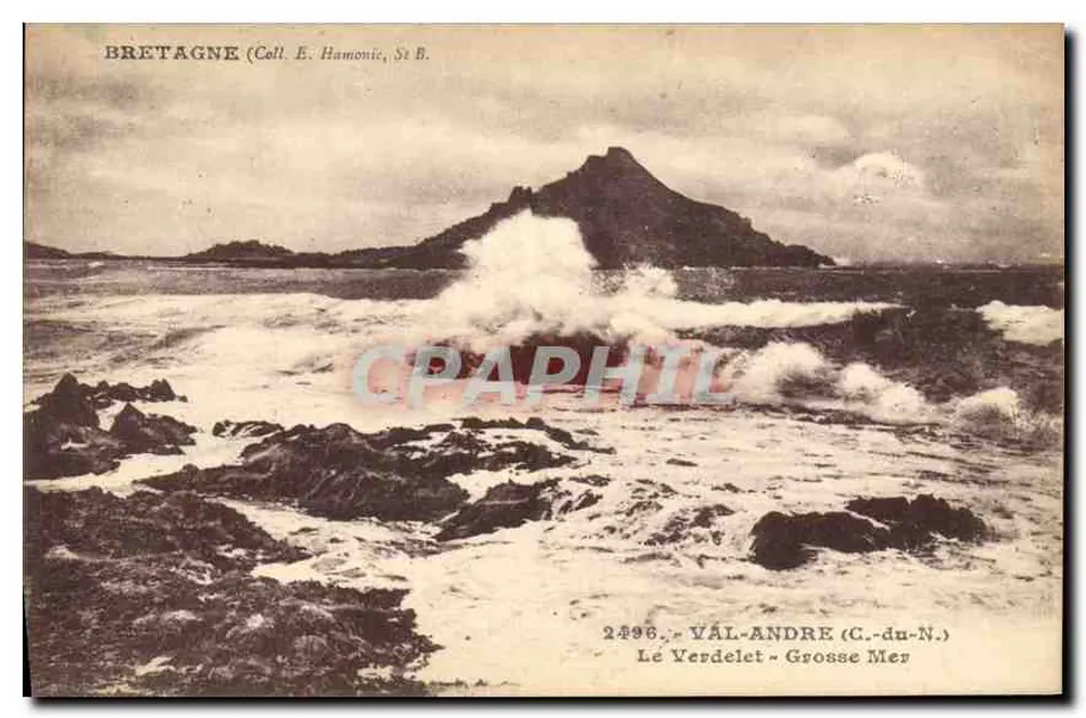 Le Verdelet - Grosse Mer — Bretagne (Coll. E. Hamonic, St B.) - Vorderseite
