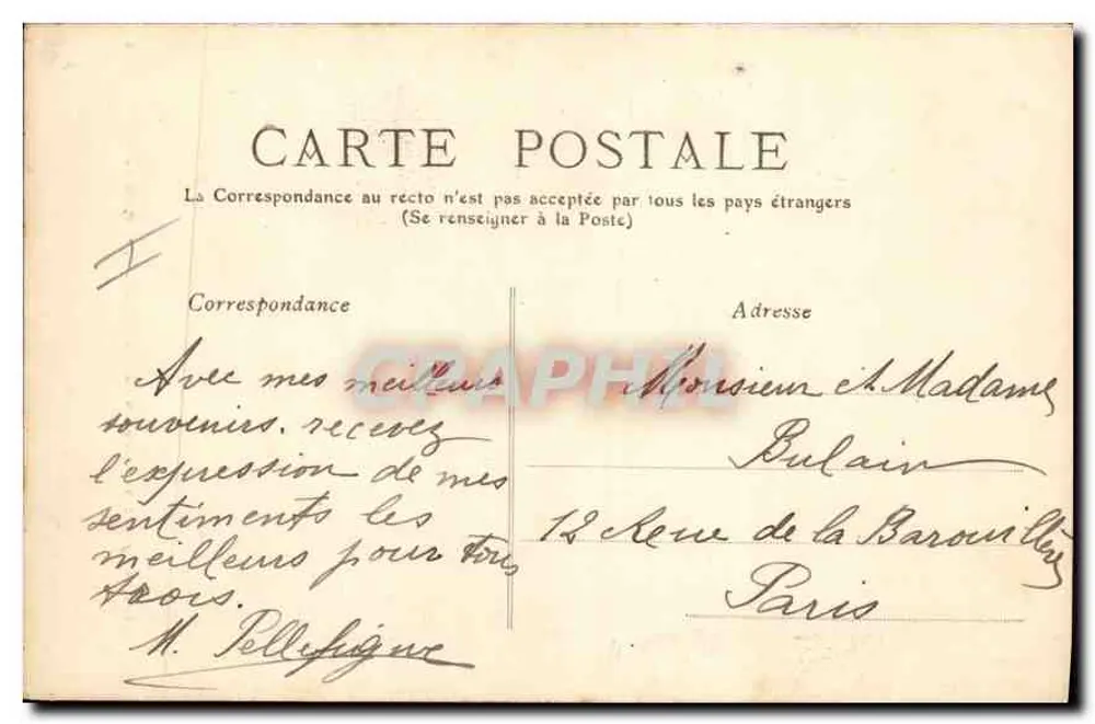 Argelès-Gazost, der Park vom Thermalbad aus gesehen — Hautes-Pyrénées — 140 — Verlag MIT - Rückseite