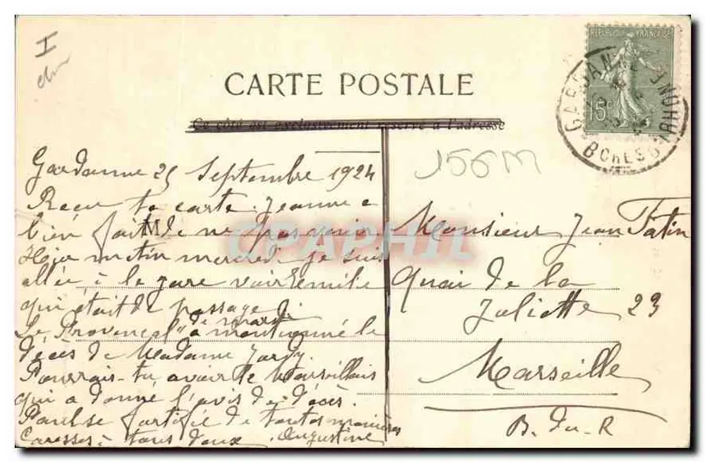 Argelès — Interior do castelo de Brouçanes — K. & C. Hervé, editor - Verso