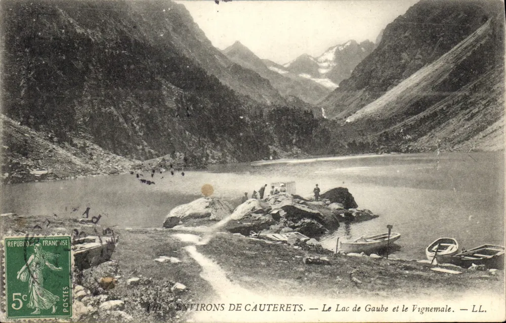 Umgebung von Cauterets — See Gaube und der Vignemale — LL. - Vorderseite