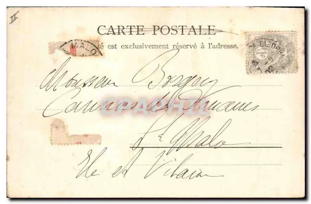 A Valle de Gripp — Bagnères-de-Bigorre — R.&J.D. 10825 gina - Verso