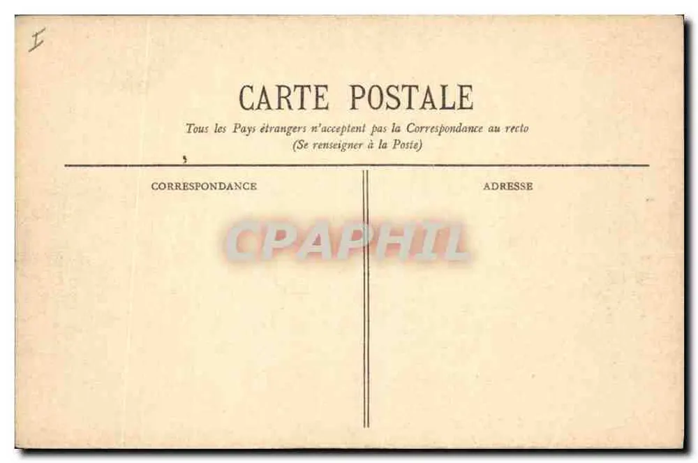 Umgebung von Argelès - Straße zum See Estaing - BR - 2790 - Rückseite