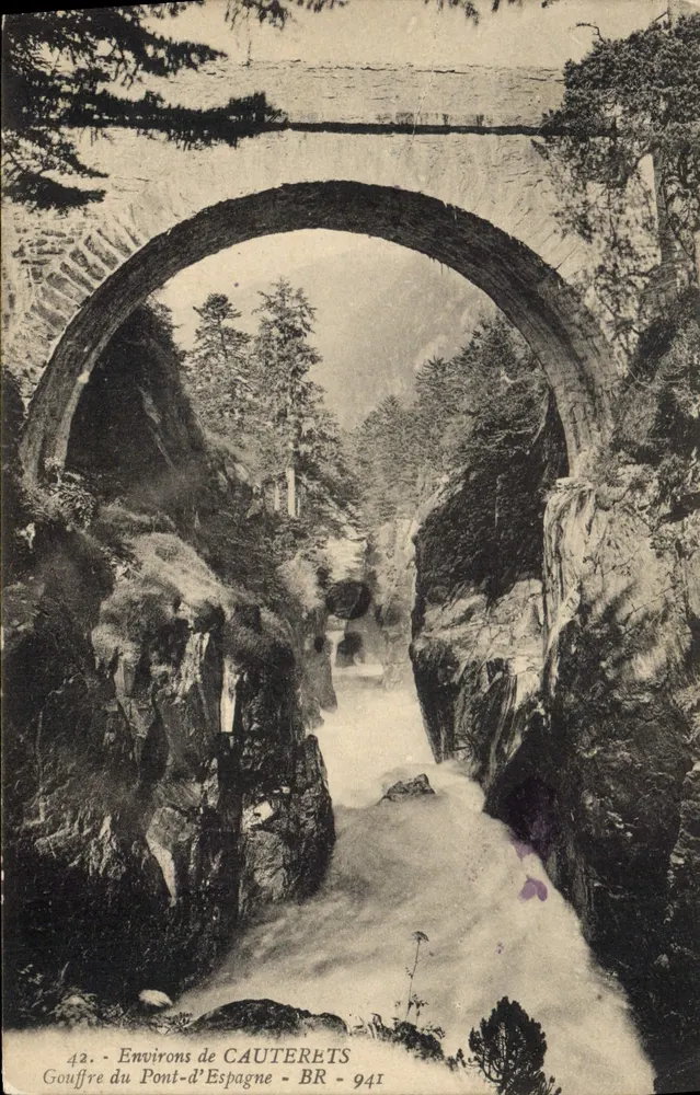 Gouffre du Pont-d'Espagne — Umgebung von Cauterets — BR 941 - Vorderseite