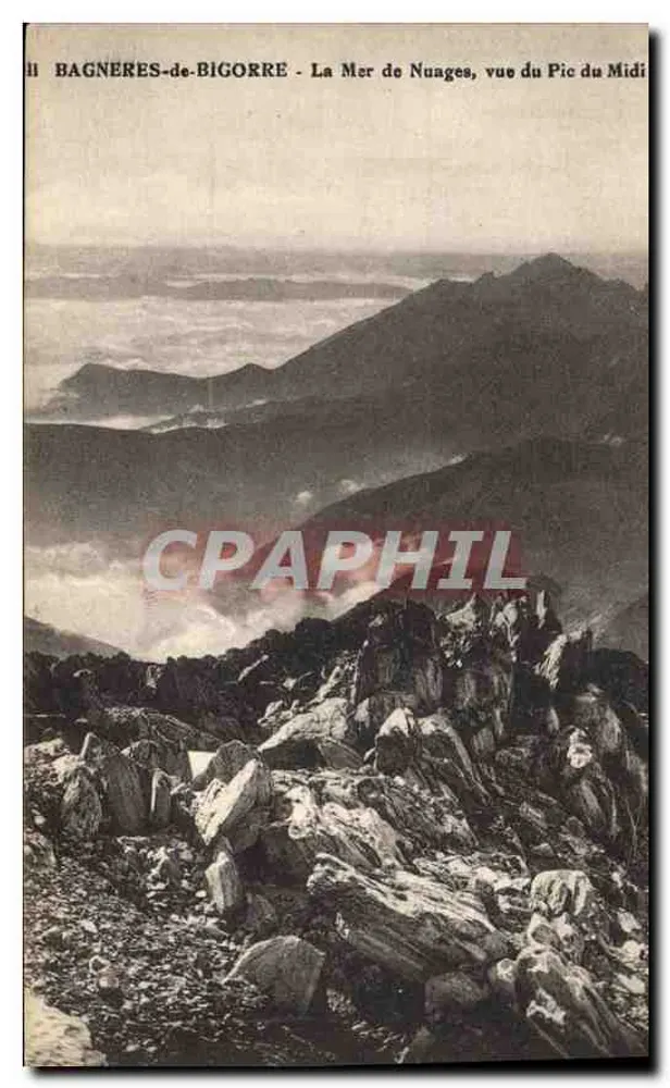Bagnères-de-Bigorre - Die Meer der Wolken, Aussicht vom Pic du Midi - Vorderseite