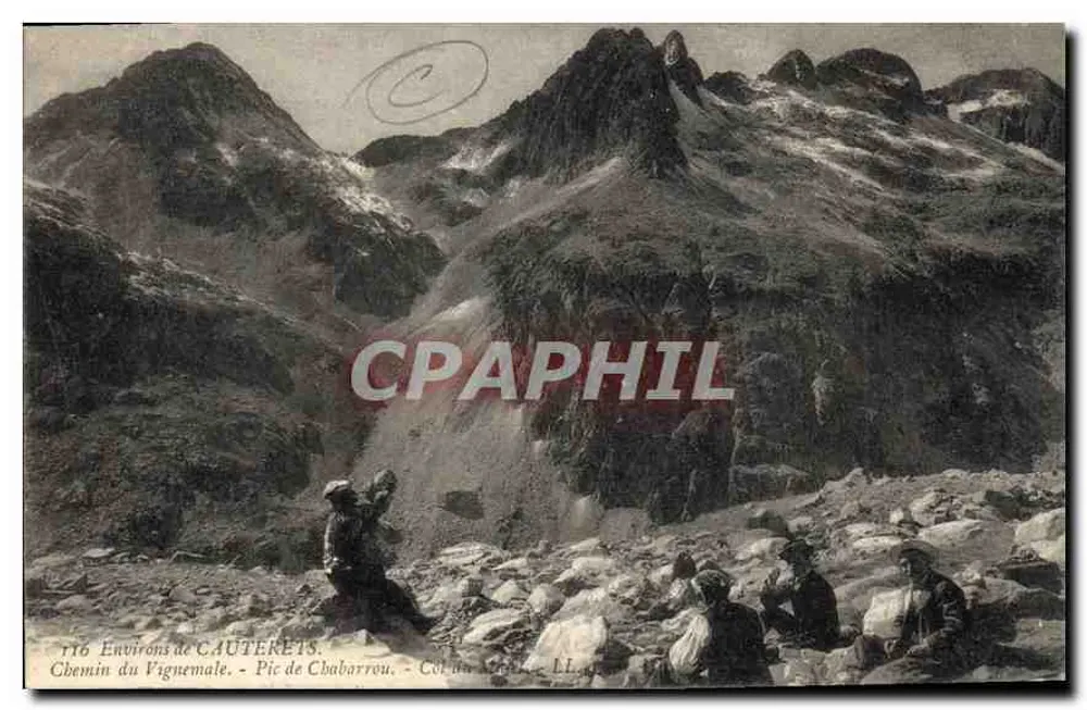 Arredores de CAUTERETS - Caminho do Vignemale - Pic de Chabarrrou - Col du Sèze - Frente