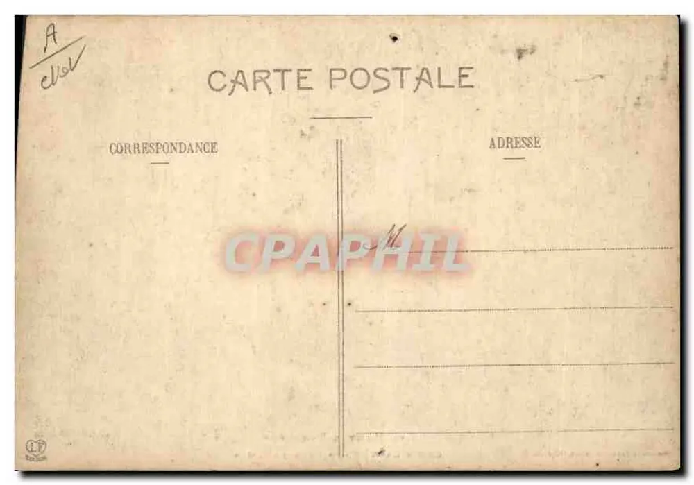 Cavern - Cortile della Stazione — Les Hautes-Pyrénées — editore: Maison Fallet, Toulouse - Verso