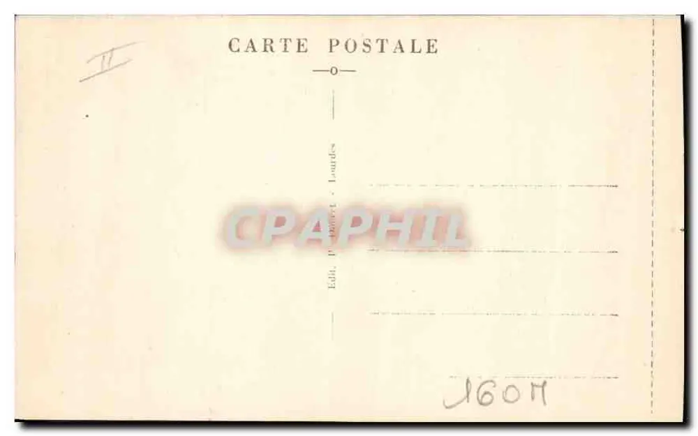 Barthés — Schäferhütte, in der Bernardine die Herde hält — Verlag P. Bontet, Lourdes - Rückseite
