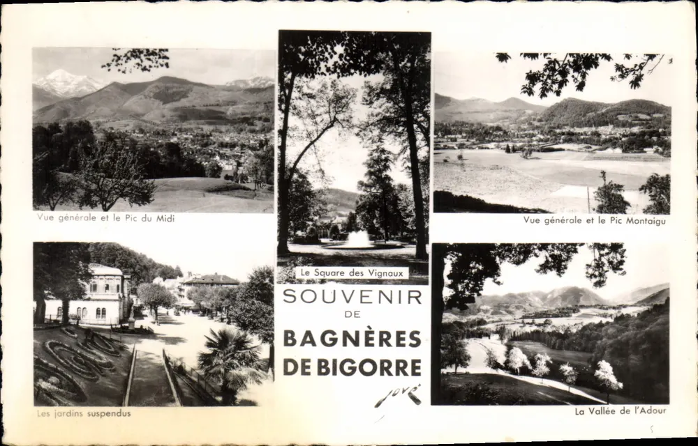 Bagnères-de-Bigorre — Ricordo di Bagnères-de-Bigorre — Ed. Jové - Recto