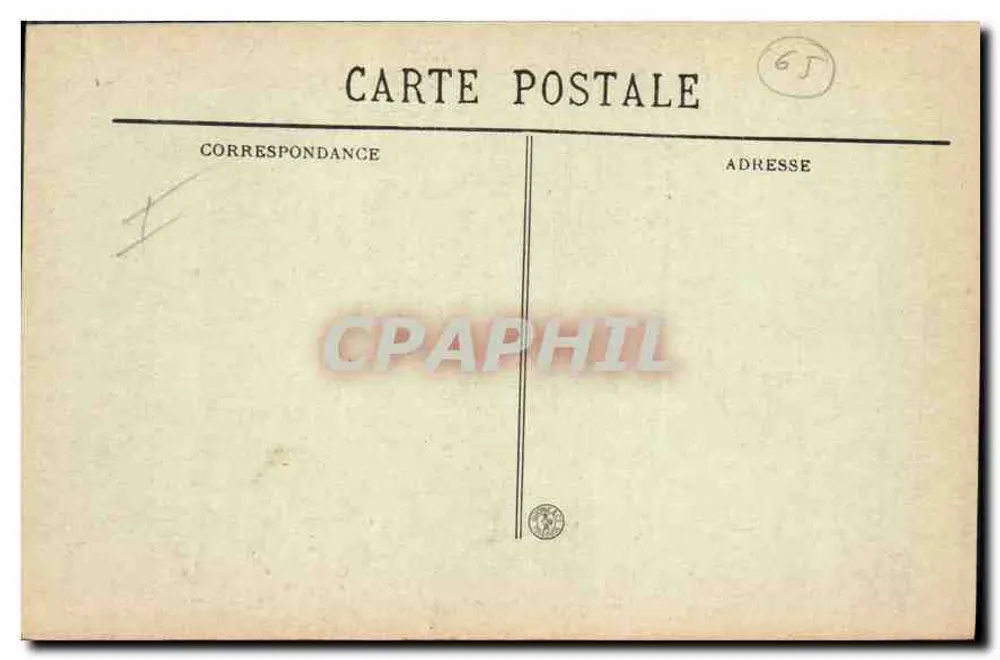 Bagnères-de-Bigorre — A Igreja — BR - 3389 - Verso