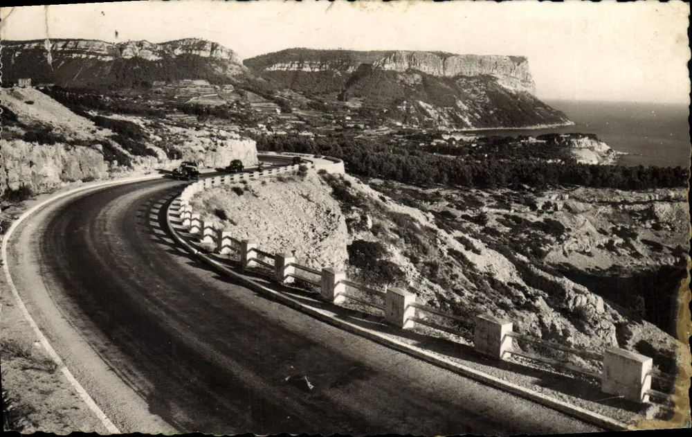 Aussicht von Cassis — Aufnahme der Straße der Gineste — Éditions de France - Vorderseite