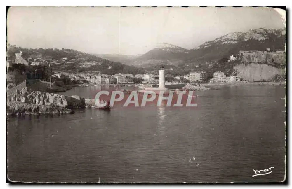 Cassis (B.-du-Rh.) — O Farol e vista geral — Les Editions Mar, 4, boulevard de Cimiez - Nice - Frente