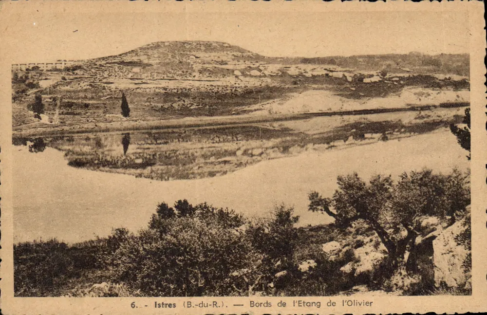 Istres (B.-du-R.) — Ufer des Etang de l'Olivier - Vorderseite