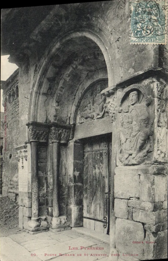 Römische Pforte von Saint-Aventin, nahe Luchon — Die Pyrenäen — Foto von A. Tranton — Nr. 80 - Vorderseite