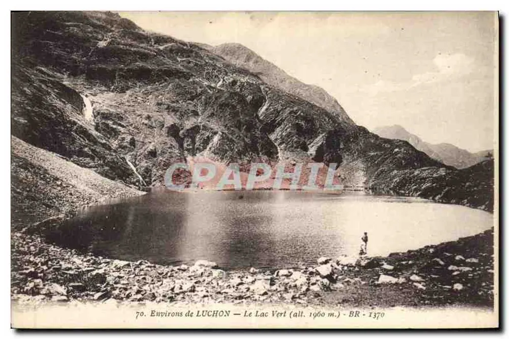 Arredores de LUCHON — O Lago Verde (alt. 1660 m.) — BR - 1370 - Frente