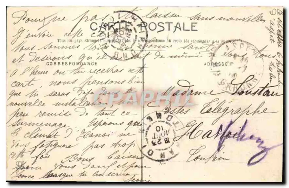 Dorf Testerrouge — Gagnat — Verlag Labouche, Toulouse - Rückseite