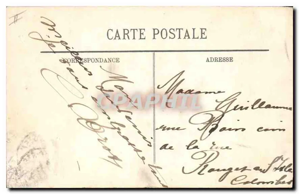 Dinard — Coup de Vent en Rade — LL. — Éditeur LL, n° 175 - Verso