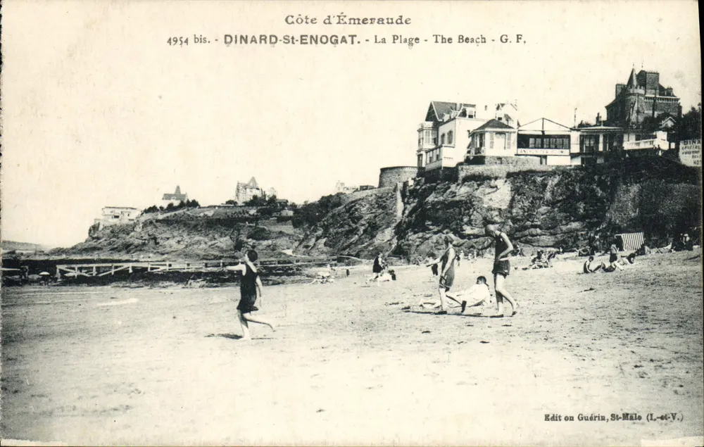 Côte d'Émeraude — Die Strand von Dinard-St-Enogat — Edit on Guérin, St-Malo (L.-et-V.) - Vorderseite