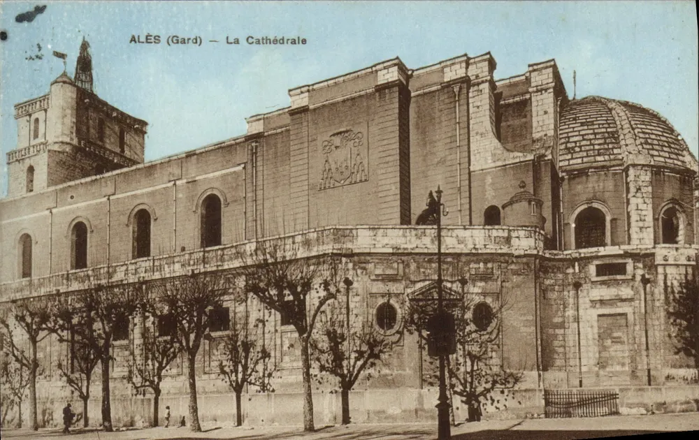 Alès (Gard) — A Catedral — L. Brunel, Cagnières - Frente