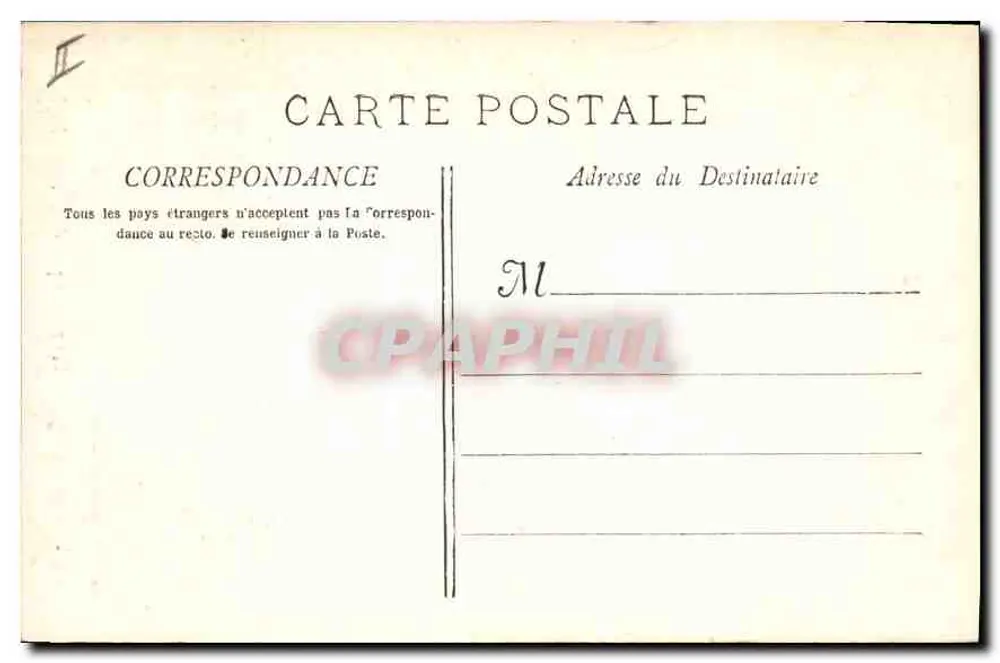 La Tour d'Aigues - Haupteingang des Schlosses (11. Jahrhundert) — Phototyp E. Lacour — Marseille - Rückseite