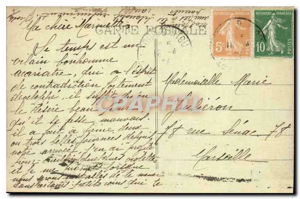 La Tour d'Aigues — Das Schloss vor 1793 — Verlag unbekannt - Rückseite