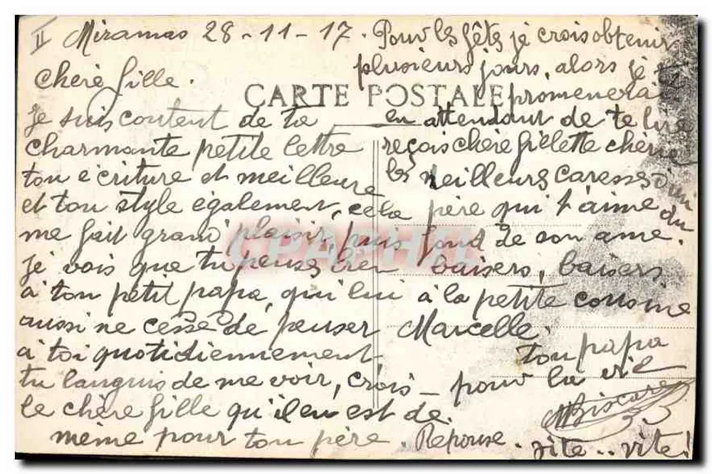 La Tour d'Aigues - Das Schloss (linker Seite) — Künstlereditionen J. Brun et Cie, Carpentras - Rückseite