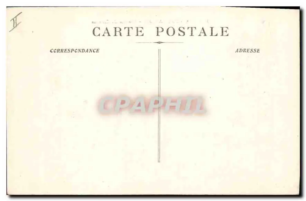 La Tour d'Aigues — Innenraum des Schlosses — Unbekannter Verlag, Seriennummer 3721 - Rückseite