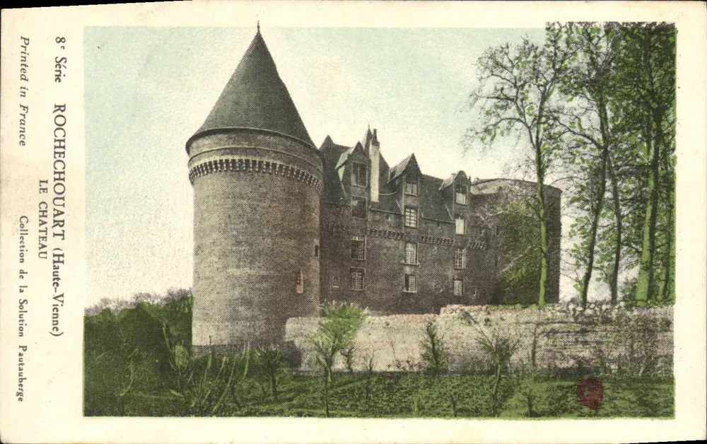 O Castelo de Rochecouart — Haute-Vienne — Coleção da Solution Pautauberge - Frente