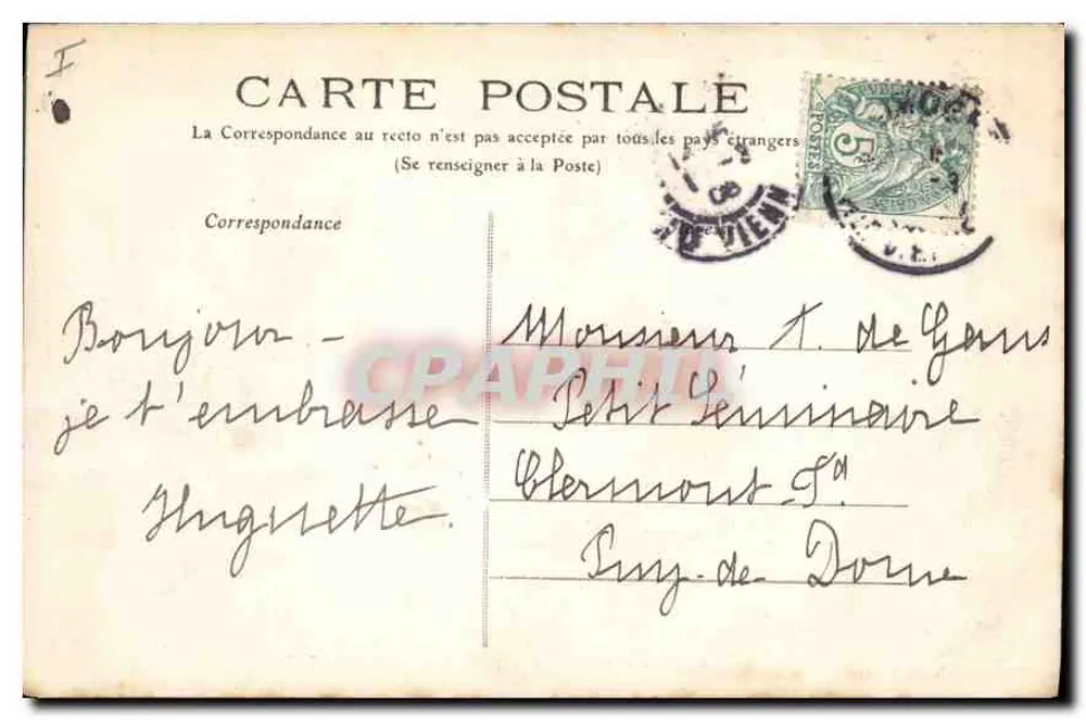 Ruínas do Castelo de CHALUCET — Haute-Vienne — 168 — editor M.T. I.L. - Verso
