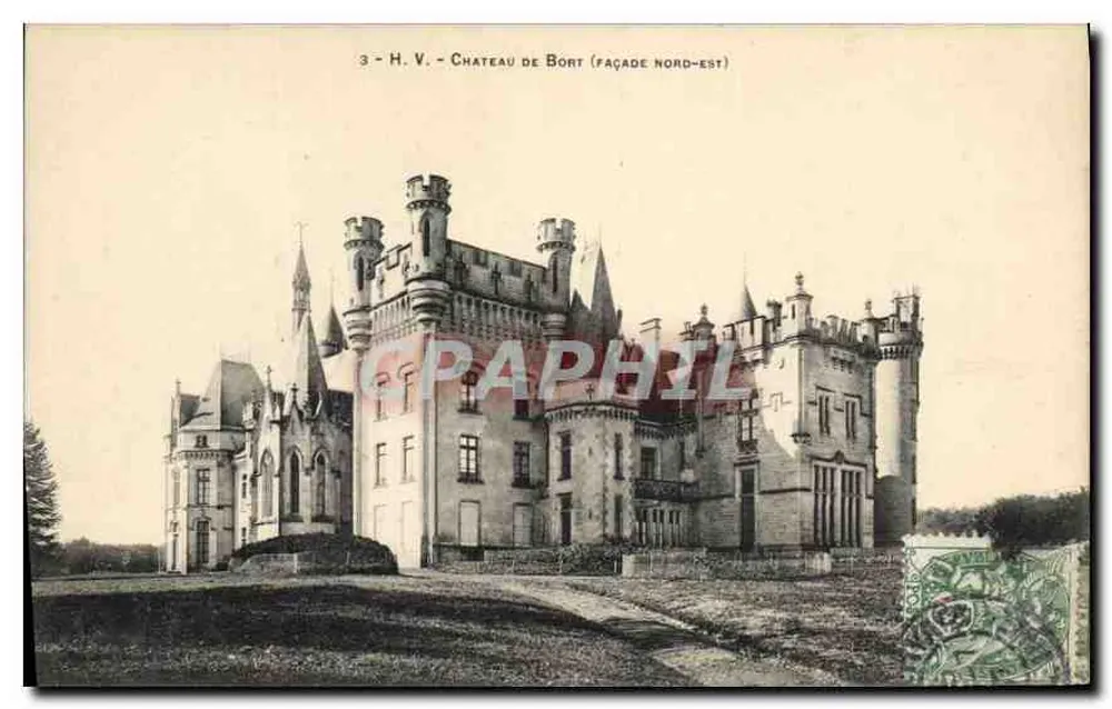 Schloss Bort — Nordostfassade — H.V. n°3 - Vorderseite