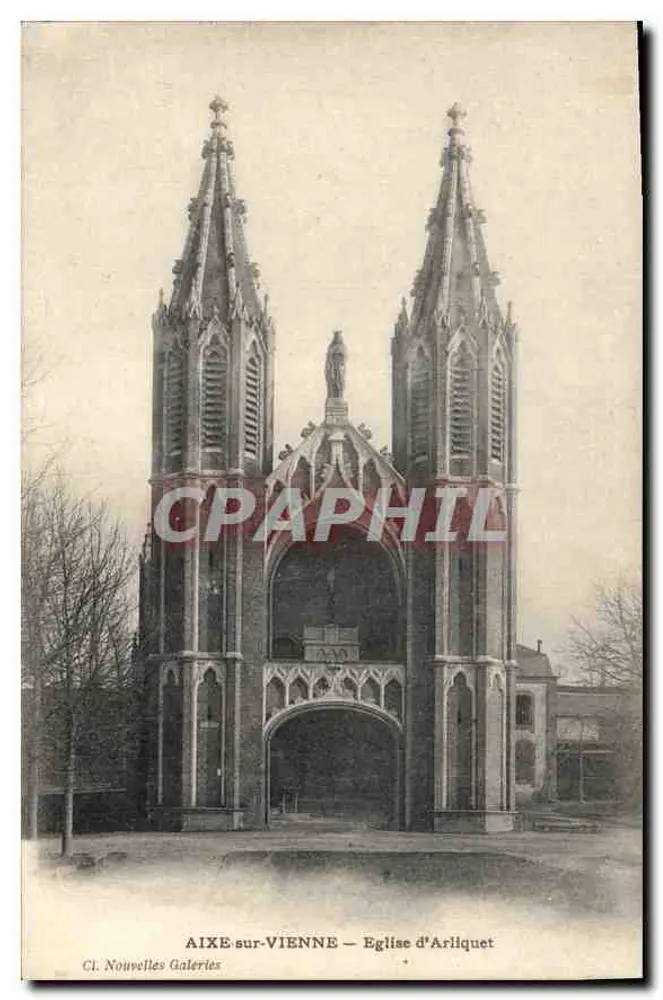 AIXE-sur-VIENNE — Chiesa di Arliquet — Cl. Nouvelles Galeries - Recto