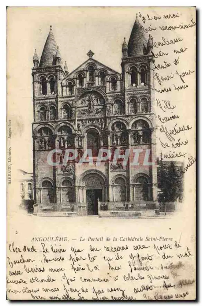 Angoulême — Das Portal der Kathedrale Saint-Pierre — Bahraut, Buchhändler, Angoulême - Vorderseite