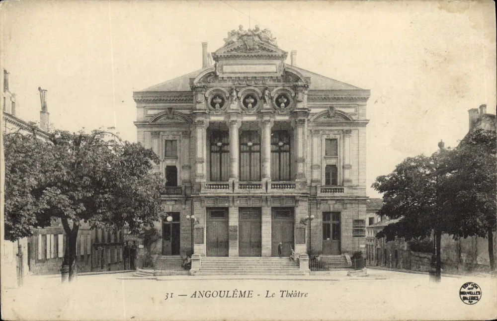 Angoulême - O Teatro — editor Top'Art e Nouvelles Galeries, n°31 - Frente