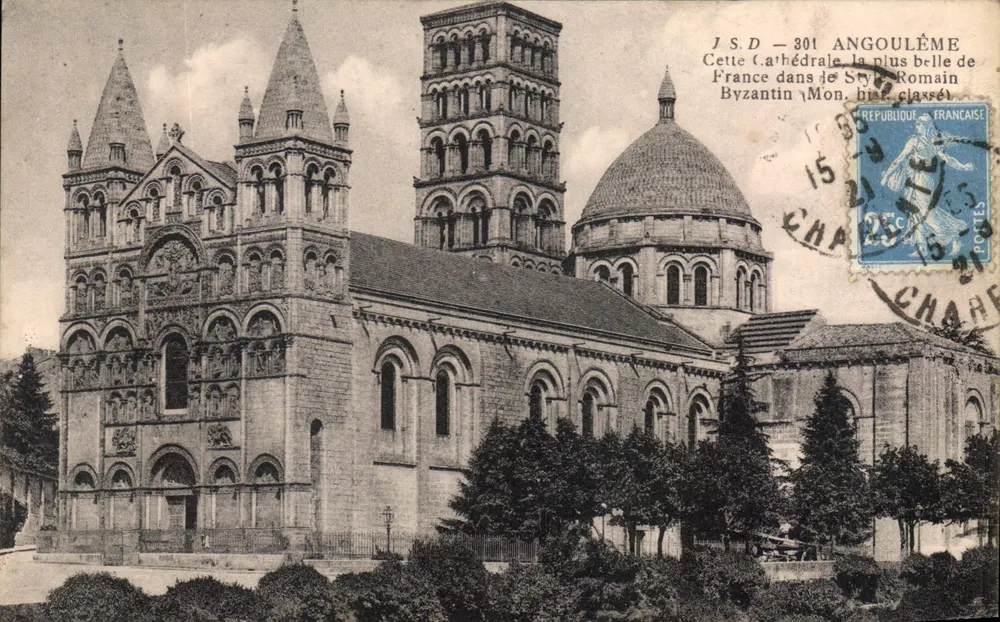 Angoulême — Katedra — J.S.D. 301 - Awers