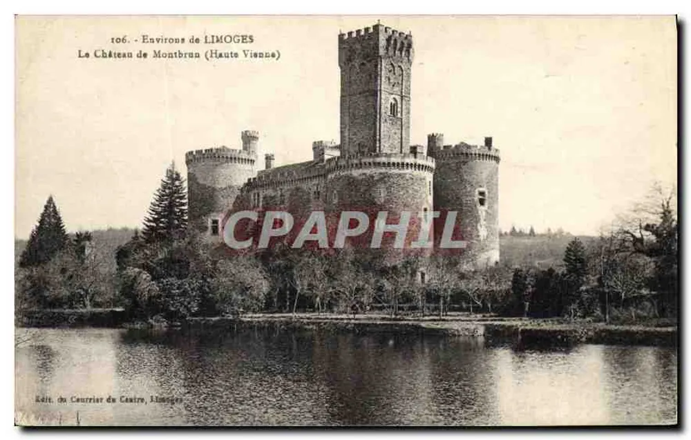 Schloss Montbrun — Umgebung von Limoges — Verlag des Courrier du Centre, Limoges - Vorderseite