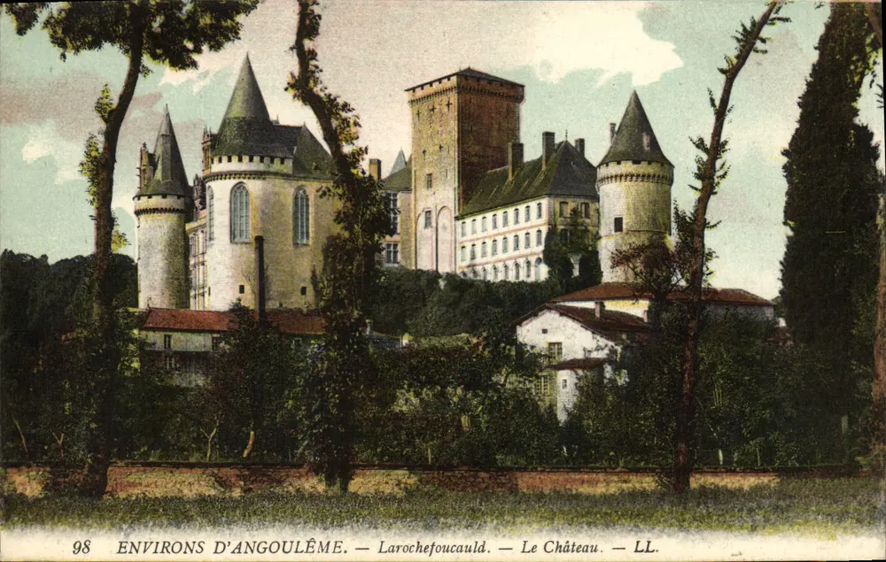 Larocheffoucauld — Het Kasteel — Omgeving van Angoulême — LL, n°98 - Voorkant
