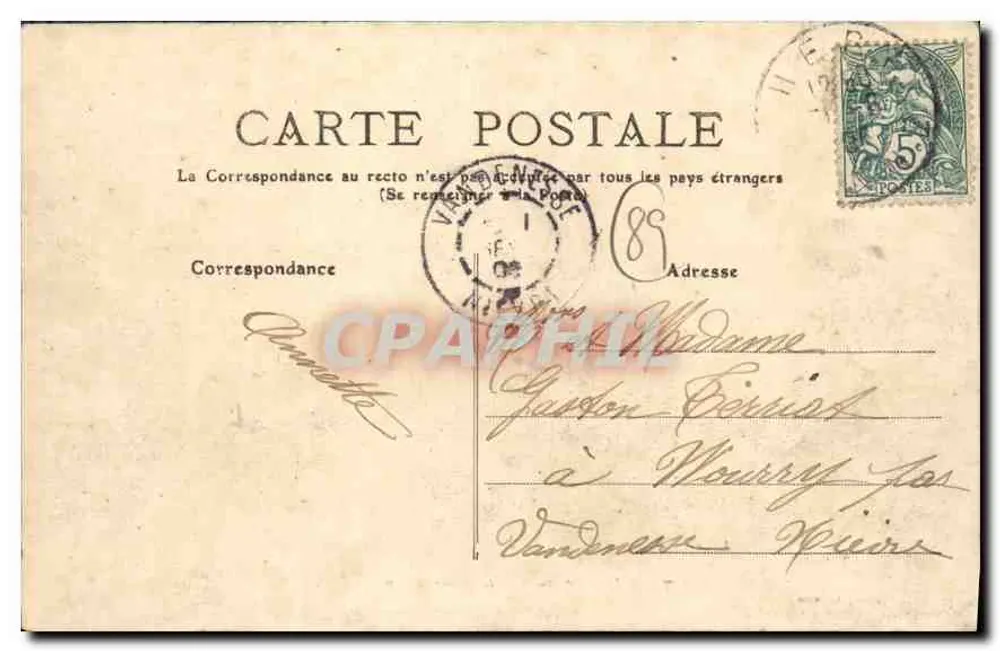 HÉRY (Yonne) — O Ponte das Baudières — Botex fot. Auxerre - Verso