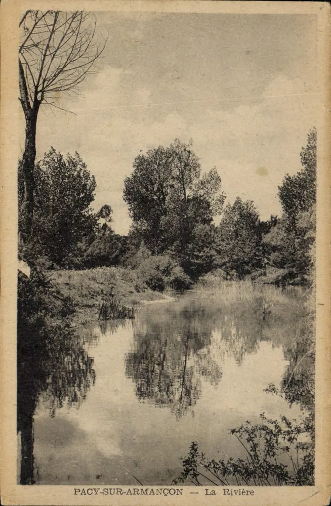 Pacy-sur-Armançon — O Rio - Frente