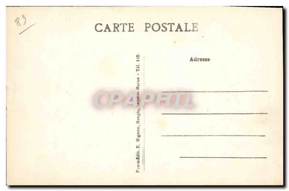 Champigny-sur-Yonne (Yonne) — As margens do Yonne — A Tijolaria - Verso