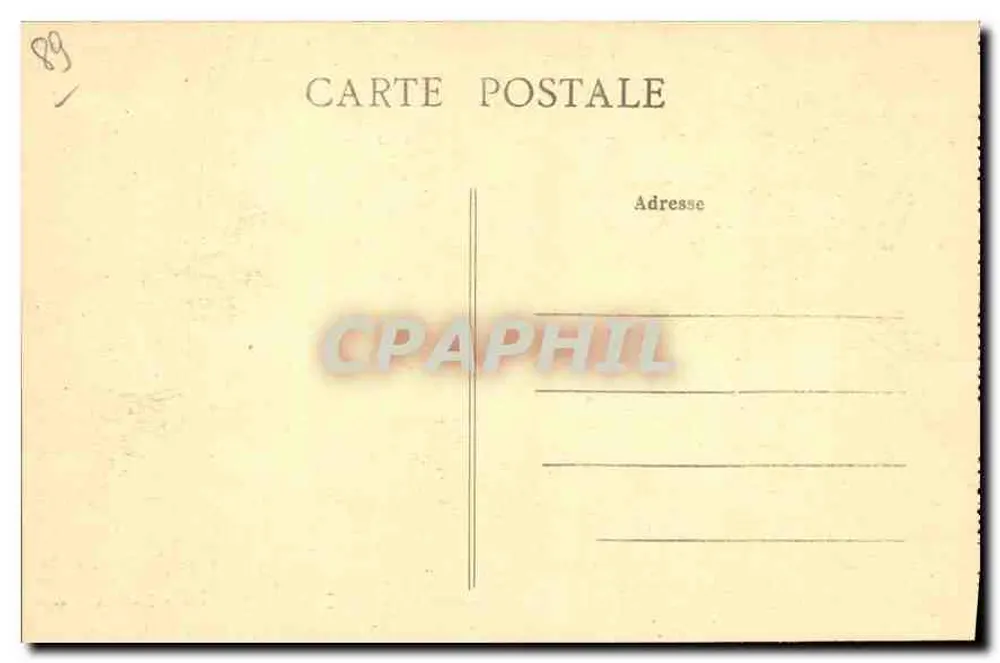 Atrelado de bois no Morvan — série 17 — editor Couven & Avillon - Verso