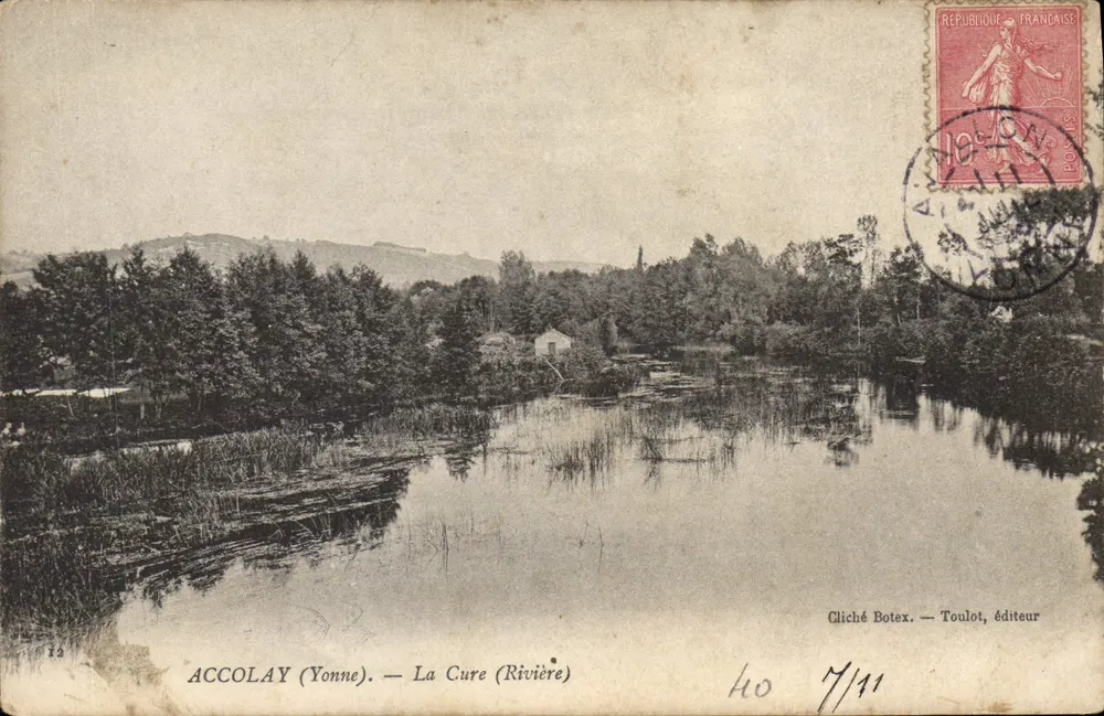 Accolay (Yonne) — La Cure (Rio) — Cliché Botex, editor - Frente