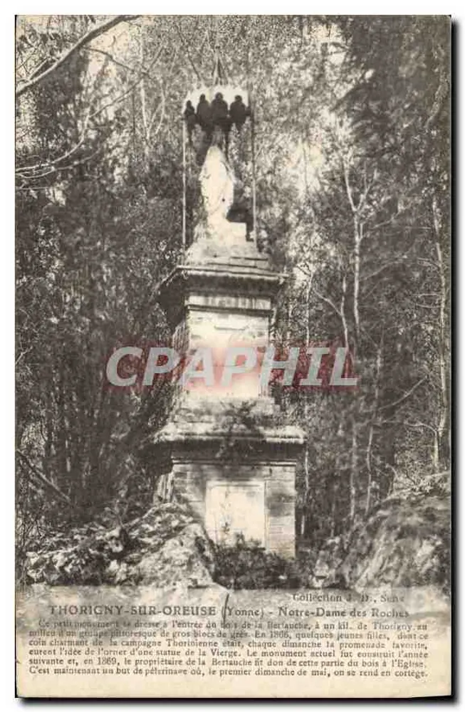 Thoriigny-sur-Oreuse — Nossa Senhora das Rochas — Coleção D. Sene - Frente