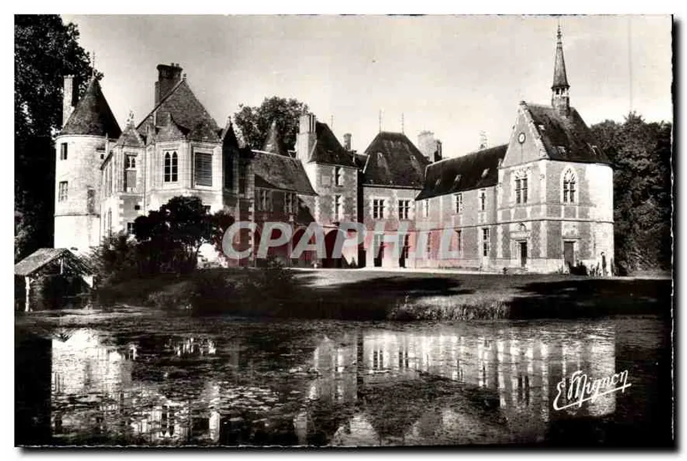 Castelo de Fleurigny-sur-Oreuse — Facha e capela renascentista restaurada (1520) — Éd. de Luxe E. Mignon, Villeneuve-la-Guyard - Frente