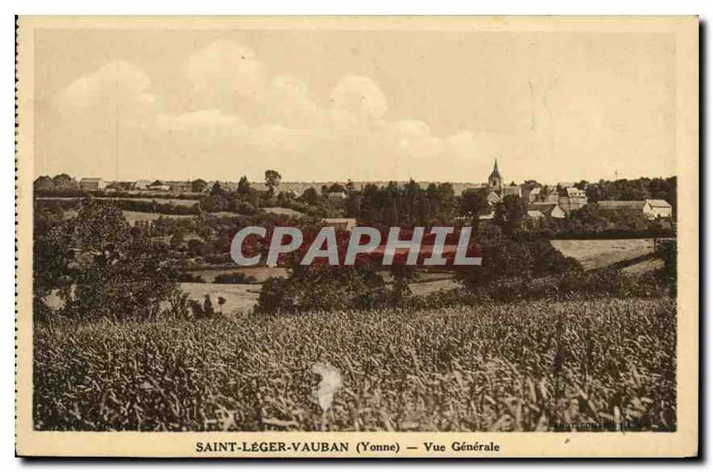 Saint-Léger-Vauban (Yonne) — Algemene uitzicht — Uitgever: H. Coiffard, n° 89 - Voorkant