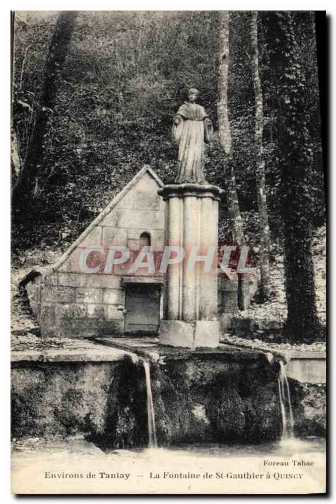 Um Tanlay — Die Fontaine de St-Gauthier in Quincy — Foreau Tabac - Vorderseite