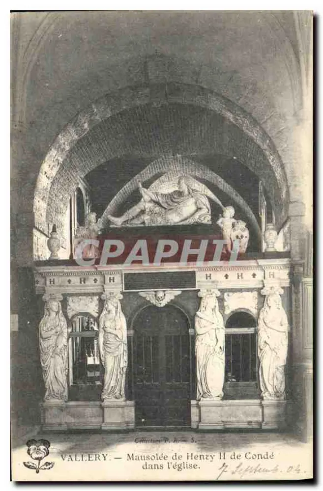 Vallerey — Mausoleum von Henry II de Condé — Collection R. R. — 5. - Vorderseite