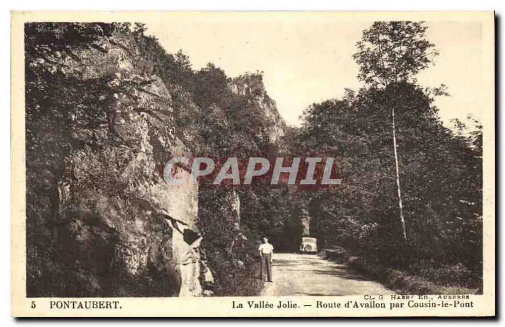 Pontaubert — Die Schöne Schlucht — Route d'Avallon über Cousin-le-Pont — G. HARRÉ, AUXERRE - Vorderseite